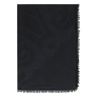 Max Mara Silky Scarves, female, Black, Size: ONE SIZE Eguale Stole