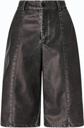 Pinko Bucaneve Lange Shorts - Dames - Korte Broeken - Grijs - S - Polyester - Korte Broeken