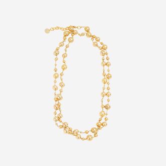 Silvia Gnecchi Gold Plated Pearl Necklace
