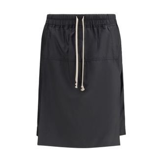 Moncler Black Polyester Bermuda Mens Shorts