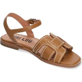 Bibi Lou Holly Ankle Strap Sandal in Cuero at Nordstrom Rack, Size 10Us / 40Eu