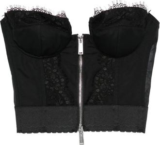 Dsquared2 Corsetto in pizzo - Nero