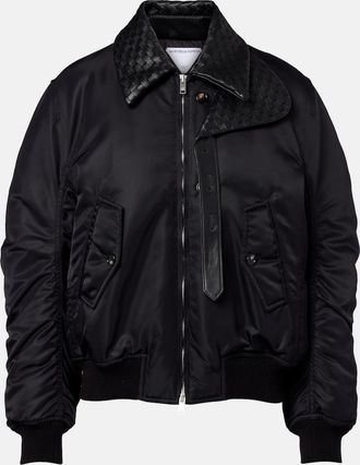 Bottega Veneta Chaqueta con piel Intrecciato