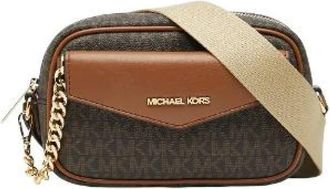 Michael Kors Pre-owned Cross Body Bags, female, Brown, Size: ONE SIZE Pre-owned Plastic Shoulder Bag