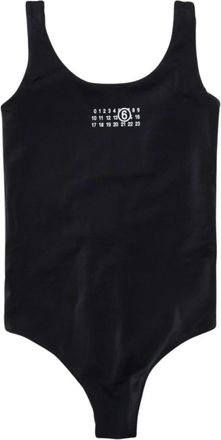 Maison Margiela Body - Dames - Bodies - Zwart - XL - Tops