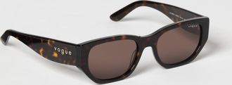 Vogue Occhiali da sole tartarugati in acetato con design cat eye rettangolare