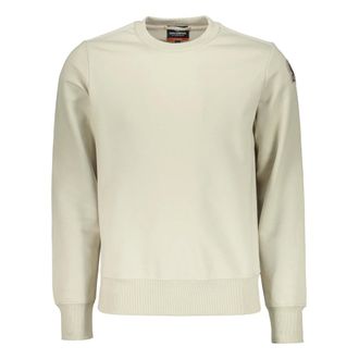 Parajumpers Sweatshirts, male, Beige, Size: L Simple Long-Sleeve Sweatshirt