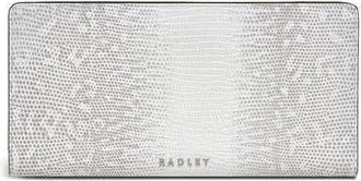 Radley London Large Coin Street Lizard Embossed Leather Wallet in Bright White at Nordstrom Rack
