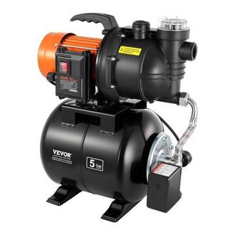 OEM Bomba Para Pozos Poco Profundos 1 Hp, Bomba De Agua De Trasvase 3785 Lph, Con Tanque De Presi&oacute;n 19 L, Filtro, V&aacute;lvula De Retenci&oacute;n, Sistema Autom&aacute;tico