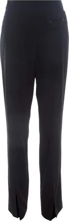 Escada zip slit straight-leg trousers - Black