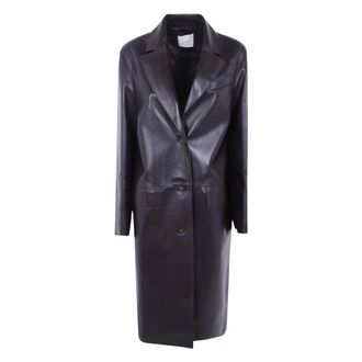 Joseph Vittoria Soft Nappa Coat - Coats - Mujer - Marr&oacute;n - S