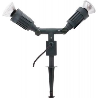 OEM Piquet Terrestre Con Doble Ip44 14m 2xe27 Jard&iacute;n Verde Verde