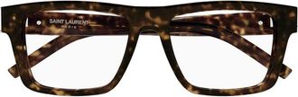 Saint Laurent SLM10_B002 Tortoiseshell Acetate Eyeglasses - Brown