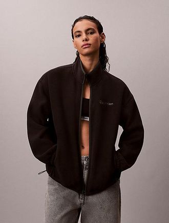 Calvin Klein Chaqueta Holgada De Felpa Con Cuello Perkins