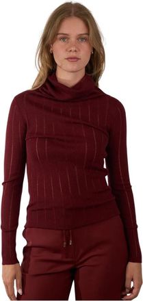 Max Mara Truien - Dames - Coltruien - Rood - M - Wol - Truien & Vesten