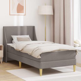 vidaXL Vidaxl Struttura Letto Con Materasso 2 Pz Copertura Removibile