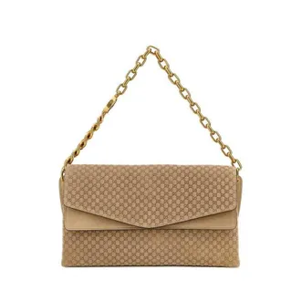 Gucci Beige Suede Large Shoulder Bag Spicygingspicging Borse A Tracolla