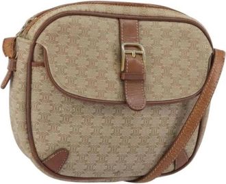 Celine Pre-owned Plastic Crossbody Tas - Dames - Vintage Schoudertas - Beige - ONE Size - Vintage