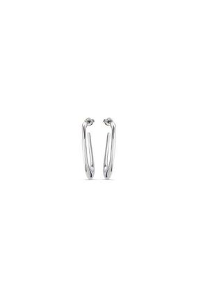 UNOde50 Sterling silver-plated oval hoop earrings at Nordstrom