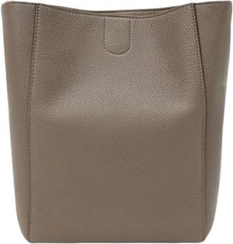 Celine Pre-owned Vintage Bucket Bag - Dames - Vintage Tas - Grijs - ONE Size - Leer - Vintage