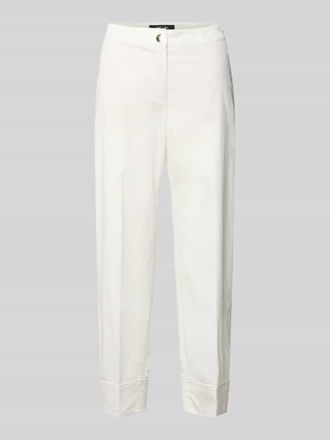 Marc Cain Relaxed Fit Hose mit Eingrifftaschen in Offwhite, Gr&ouml;&szlig;e 40
