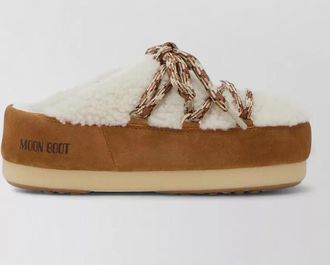 Moon Boot shearling mules