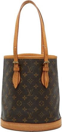 Louis Vuitton Brown Pvc Shoulder Bag Tote Bag (Pre-Owned)