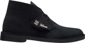 Clarks Woestijnlaars in Camoascio Rubberen Zool - Heren - Veterlaarzen - Blauw - 43 EU - Su&egrave;de - Schoenen