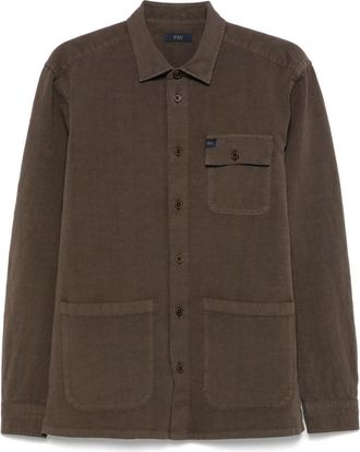 Fay Brown Over Fit Shirt