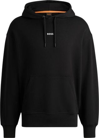 HUGO BOSS Hoodie van French Terry Fleece - Heren - Hoodies - Zwart - XL - Hoodies & sweatvesten