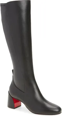 Christian Louboutin Jane Knee High Boot in Black at Nordstrom, Size 10.5Us