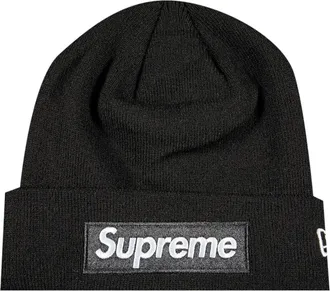 SUPREME x New Era Box Logo Beanie Black FW21BN9-BLACK
