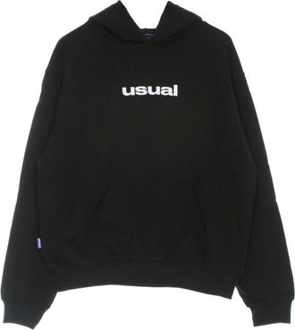 Usual Hoodies & sweatvesten, Heren, Zwart, L, Katoen, Gradient Hoodie Lichtgewicht Sweatshirt