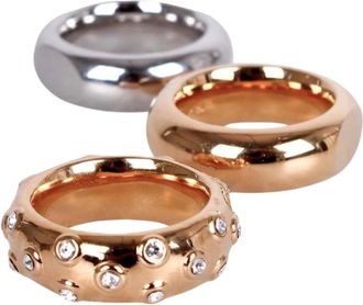 Paco Rabanne Set van 3 Ringen - Dames - Ringen - Veelkleurig - ONE Size - Accessoires