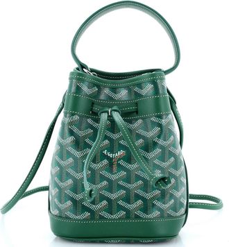 Goyard Petit Flot Bucket Bag Coated Canvas Mini