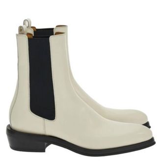 Ferragamo Frank Leather Chelsea Boots, Size 9 E