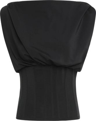 Frolov Technische Stoffen Top - Dames - Tops zonder mouwen - Zwart - S - Tops