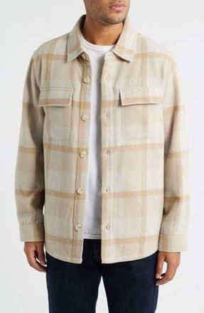 7 Diamonds Cliffside Overshirt in Sand at Nordstrom Rack, Size Xx-Large