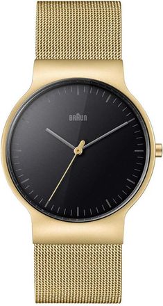 Braun BN0211BKGDMHG Mens Classic Slim Watch - Gold - One Size