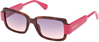 Max & Co. MO0074 56W Womens Sunglasses Tortoiseshell Size 53