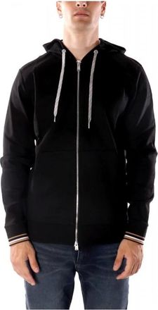 HUGO BOSS Hombre, Sudaderas, Negro, Talla: M