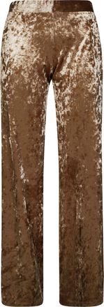 Forte_Forte Iridescent Stretch Velvet High-Waisted Pants