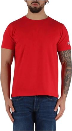 GCDS Essentials T-Shirt - Heren - T-shirts - Rood - M - Katoen - Tops