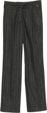 Herno Straight Broeken - Dames - Straight fit broeken - Grijs - S - Broeken