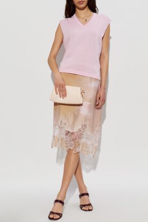 Fabiana Filippi Cotton Vest, Womens, Pink