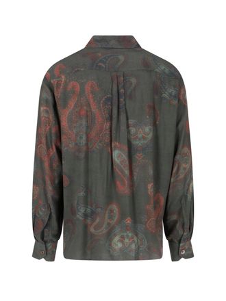 Our Legacy Mens Shirts Green Rayon