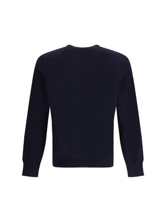 Brunello Cucinelli Mens Sweater Cotton Notte+grigio Scuro