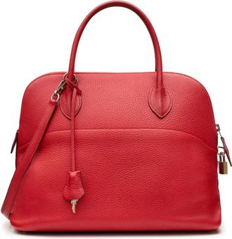Hermès Borsa tote Bolide 35 1997 - Rosso