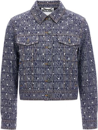 Moschino Blue Logo Jacket