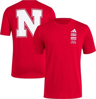 adidas Mens adidas Scarlet Nebraska Huskers Reverse Retro Baseball 2 Hit T-Shirt at Nordstrom, Size Medium